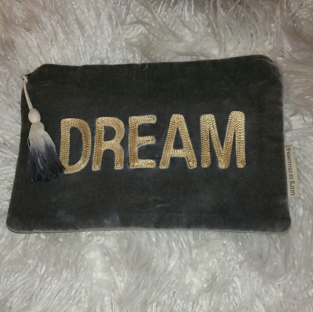 Velvet makeup bag/carry all..